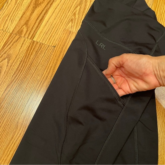 Lauren Ralph Lauren Black Leggings size S, side pockets. - Picture 3 of 12
